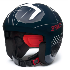 Briko VULCANO FIS 2.0 USA special edition helmet + USA goggles on World Cup Ski Shop